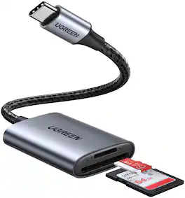 UGREEN - USB-C to SD Card Reader - Space Gray