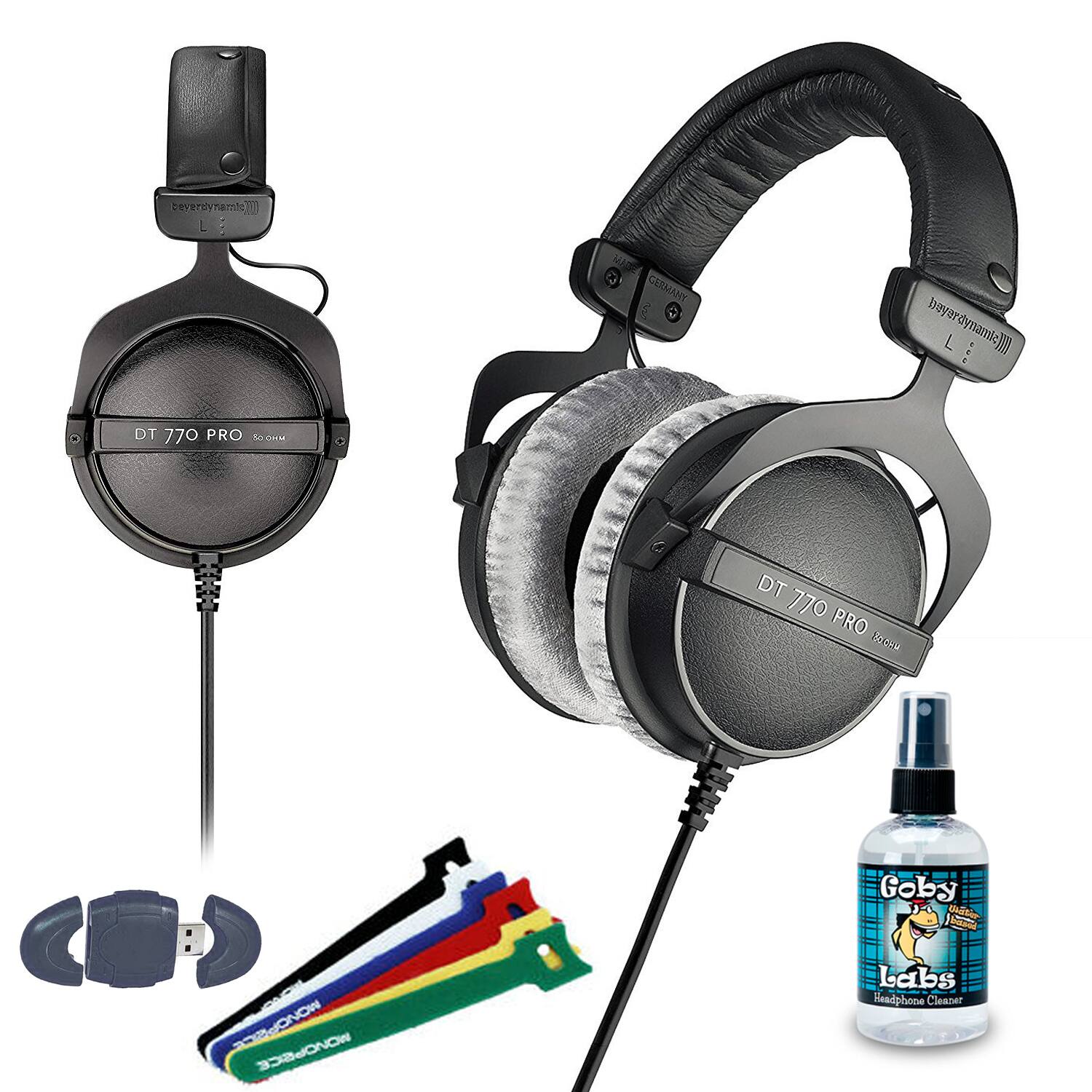 bevertynarte L CERMT heyerdynai:] L DT 770 PRO e ni DT 770 PRO Goby ORWONOW MONOPECE Labs Headphone Cleaner