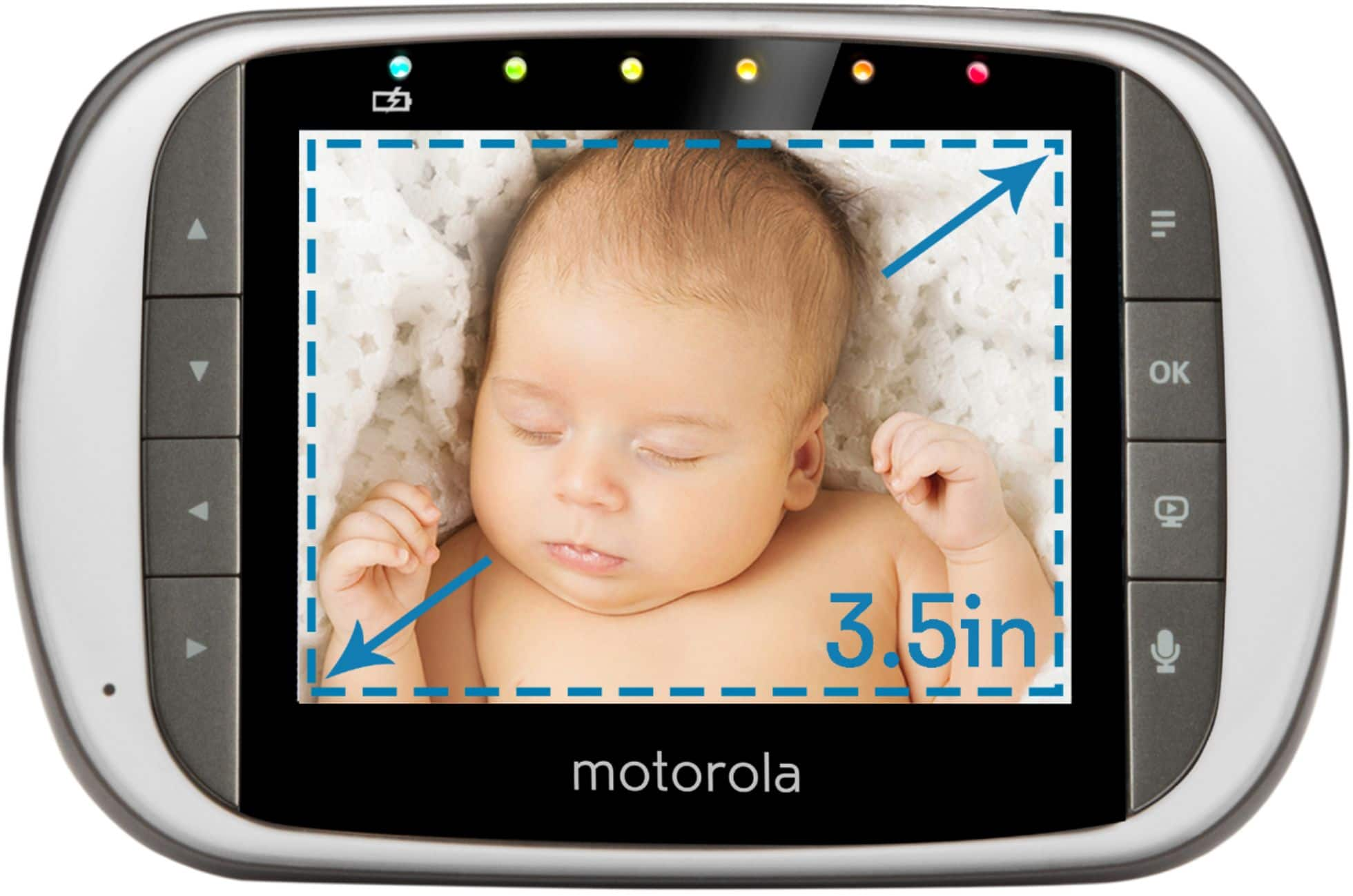 Best Buy Motorola Video Baby Monitor With 2 2 4ghz Cameras And 3 5 Screen Black White Mbp853connect 2