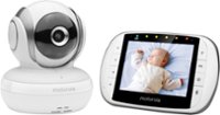 Front Zoom. Motorola - Video Baby Monitor with 3.5" Screen - Black/Gray.