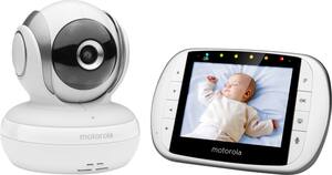 Motorola - Video Baby Monitor with 3.5" Screen - Black/Gray - Front_Zoom