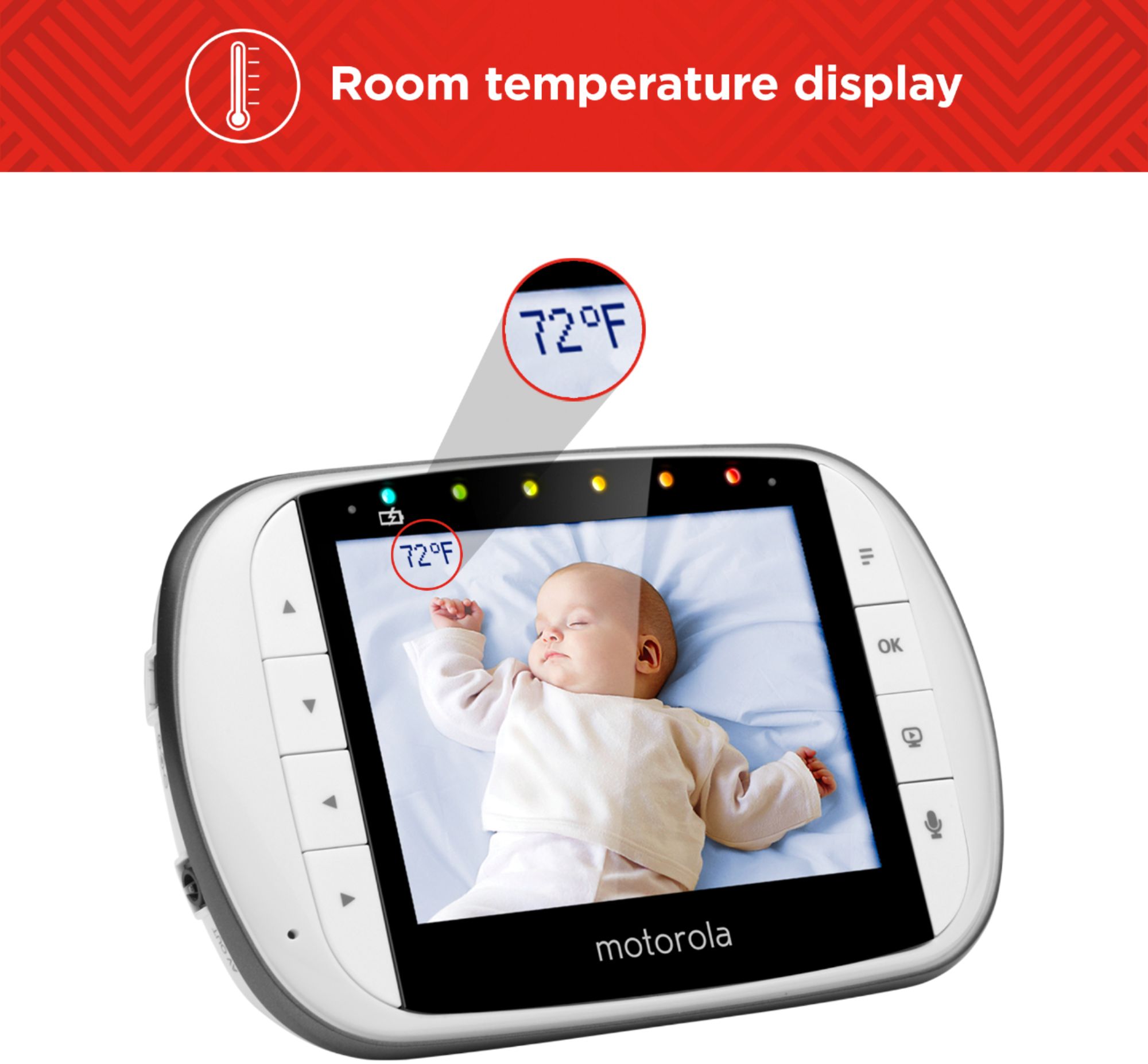 Video Baby Monitor with 3.5" Screen Motorola Black/Gray 