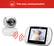 Alt View 13. Motorola - Video Baby Monitor with 3.5" Screen - Black/Gray.