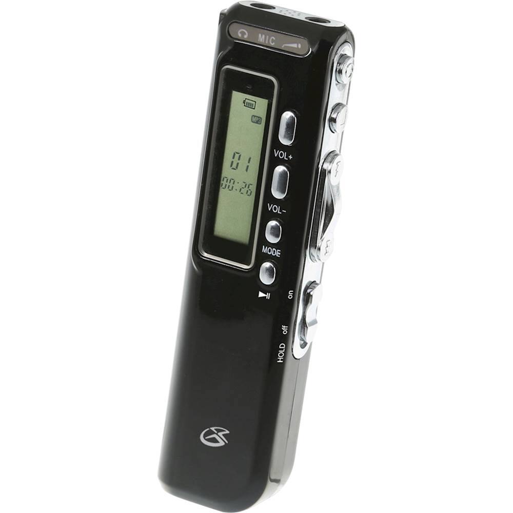 Alt View 14. GPX - Digital Voice Recorder - Black.