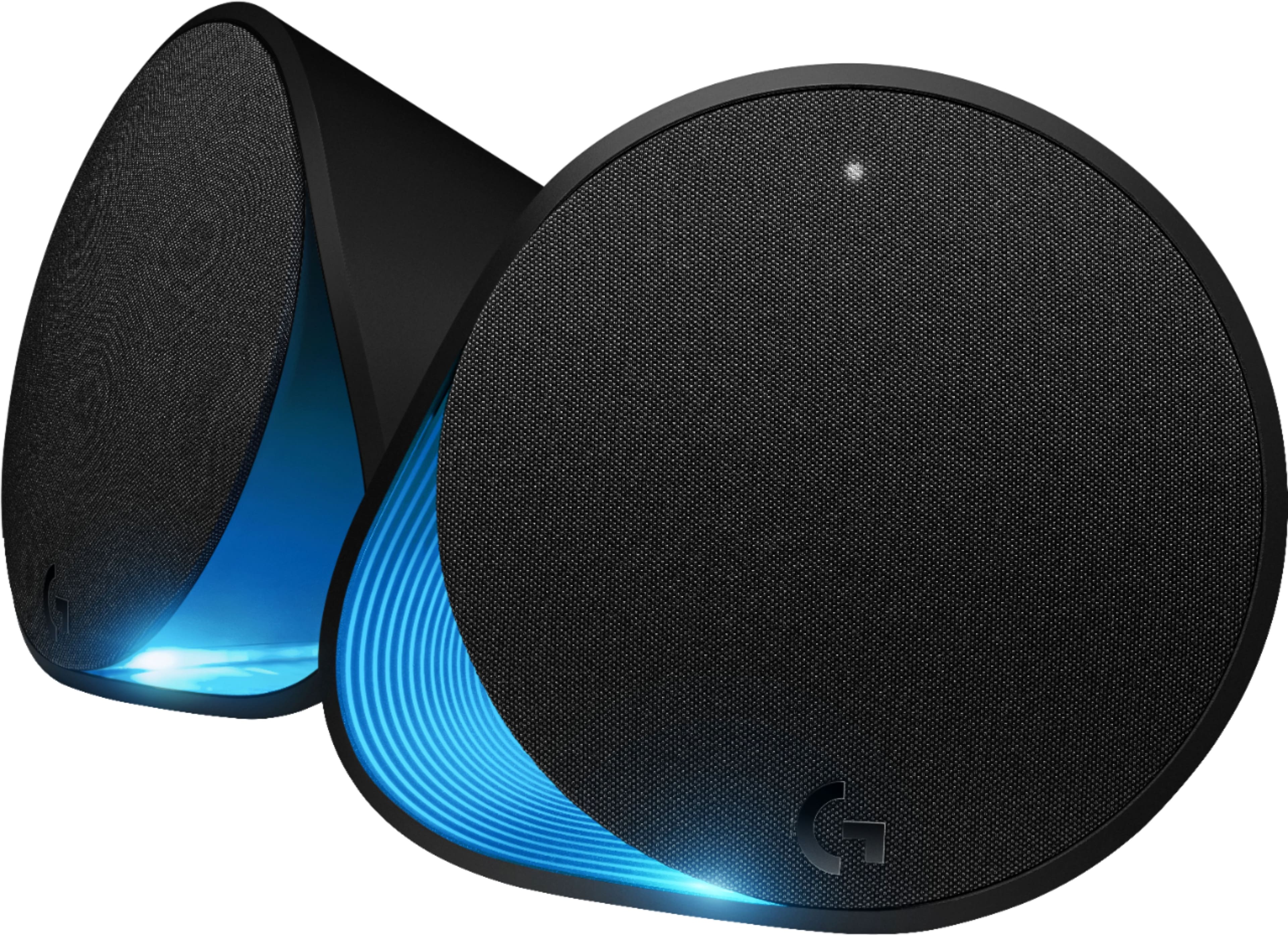 Alt View 11. Logitech - G560 LIGHTSYNC 2.1 Bluetooth Gaming Speakers with Game Driven RGB Lighting (3-Piece) - Black.