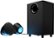 Left Zoom. Logitech - G560 LIGHTSYNC 2.1 Bluetooth Gaming Speakers with Game Driven RGB Lighting (3-Piece) - Black.