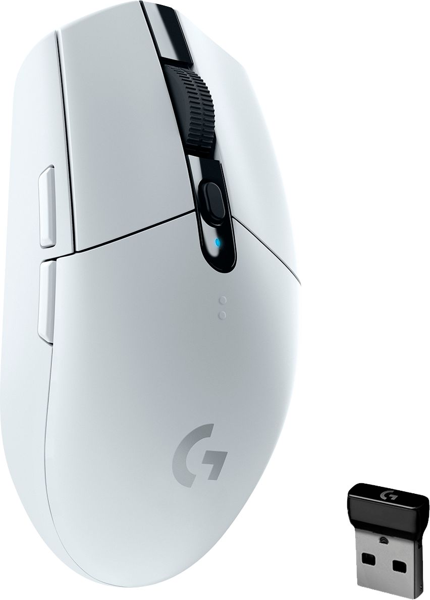 Logitech G305 LIGHTSPEED Wireless Programmable Button Gaming Mouse with 12,000 HERO Sensor White 910-005289 - Best Buy