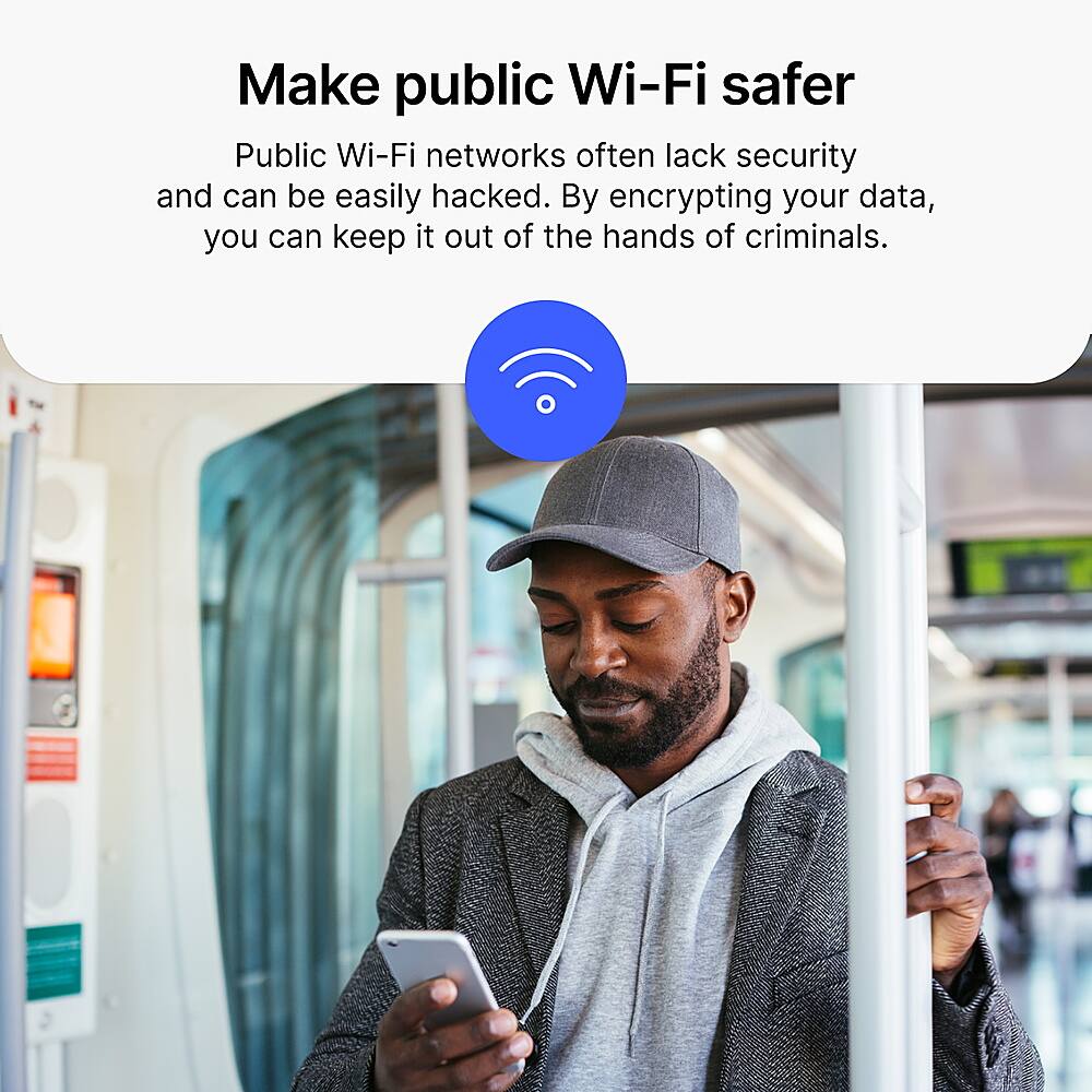 Make public Wi-Fi safer. Public Wi-Fi networks often lack security and can be easily hacked. By encrypting your data, you can keep it out of the hands of criminals.