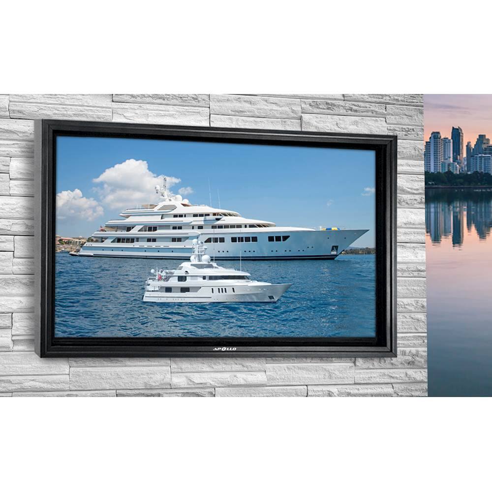 Alt View 11. Apollo Enclosures - Outdoor Partial Sun TV Enclosure for 70" -75" Slimline LED/LCD TVs - Black.