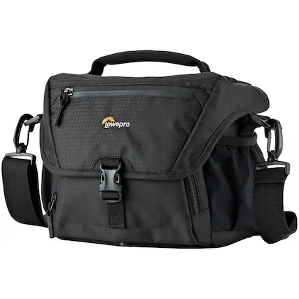 Angle. Lowepro - Nova Camera Shoulder Bag - Black.