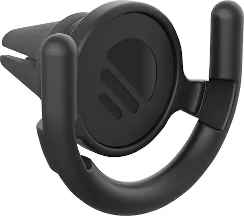 Front. PopSockets - PopMount - Black.