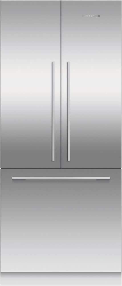 Front. Fisher & Paykel - ActiveSmart 16.8 Cu. Ft. French Door Built-In Refrigerator - Custom Panel Ready.