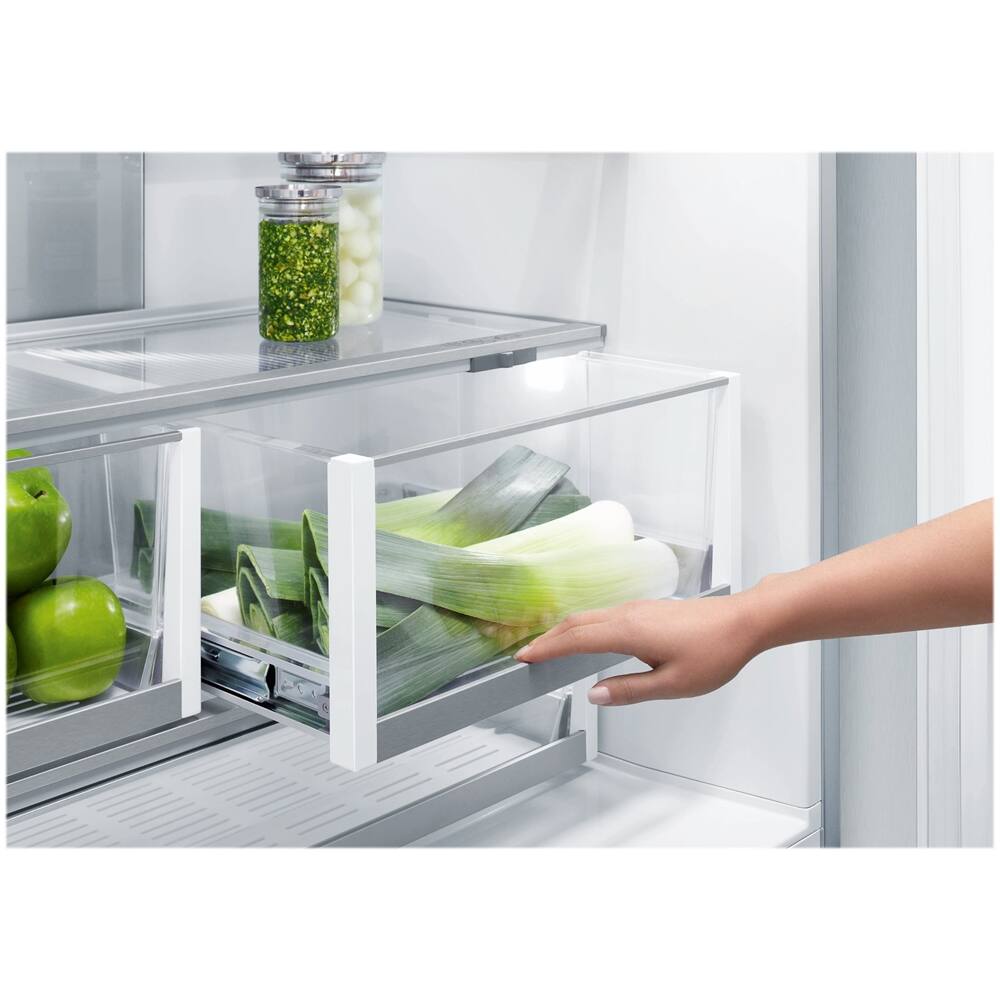 Alt View 11. Fisher & Paykel - ActiveSmart 16.8 Cu. Ft. French Door Built-In Refrigerator - Custom Panel Ready.