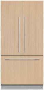 Fisher & Paykel - ActiveSmart 16.8 Cu. Ft. French Door Built-In Refrigerator - Panel Ready - Front_Standard