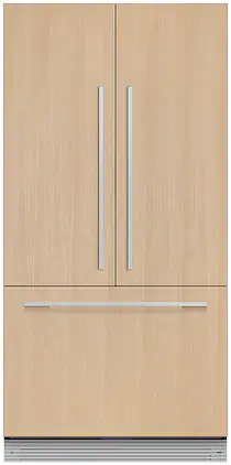 Fisher & Paykel - ActiveSmart 16.8 Cu. Ft. French Door Built-In Refrigerator - Custom Panel Ready