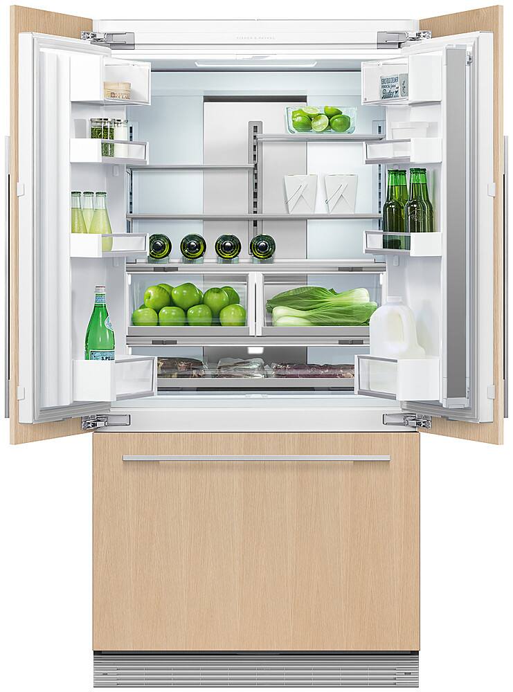 Alt View 11. Fisher & Paykel - ActiveSmart 16.8 Cu. Ft. French Door Built-In Refrigerator - Custom Panel Ready.