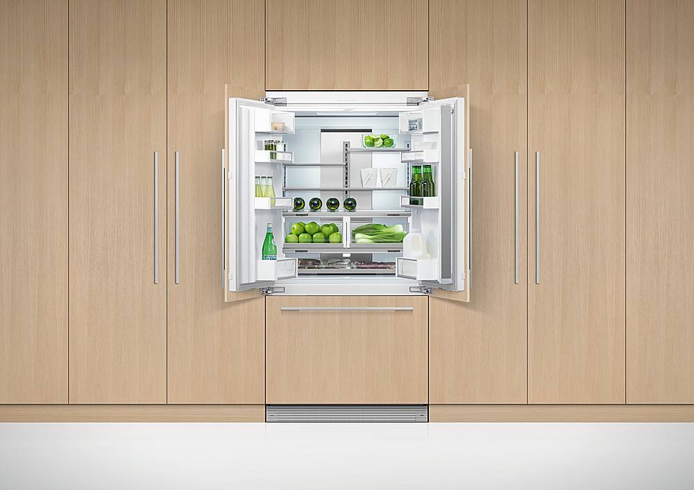 Alt View 12. Fisher & Paykel - ActiveSmart 16.8 Cu. Ft. French Door Built-In Refrigerator - Custom Panel Ready.