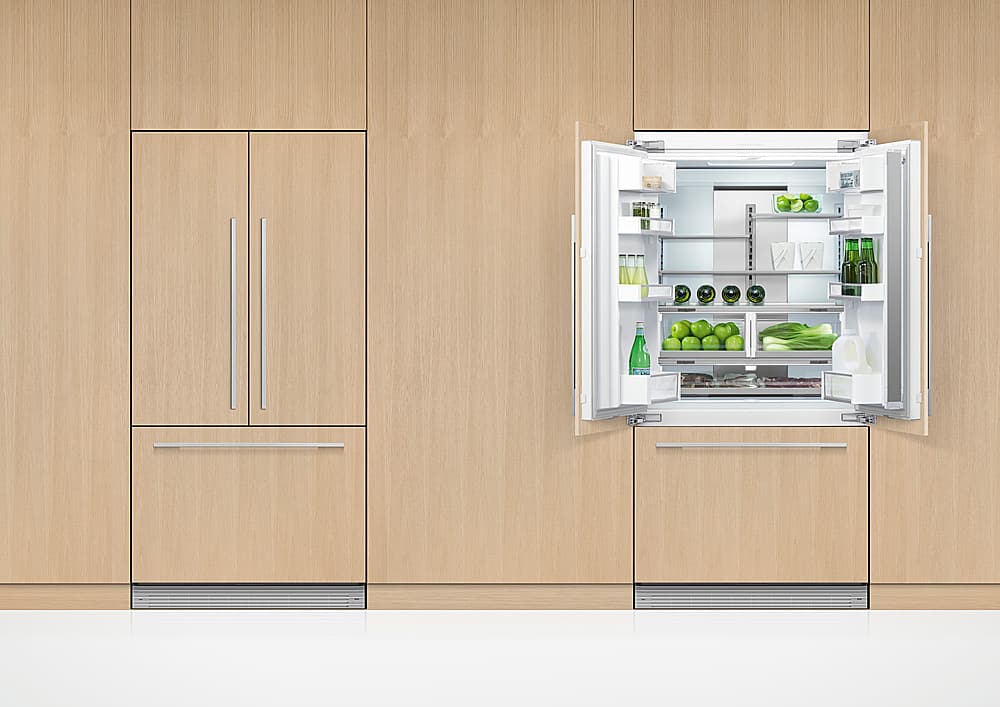 Alt View 13. Fisher & Paykel - ActiveSmart 16.8 Cu. Ft. French Door Built-In Refrigerator - Custom Panel Ready.