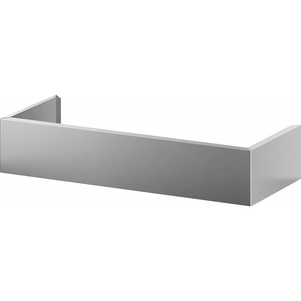 Left View: Fisher & Paykel - 6" Vent Duct Cover for Select 30" Professional Range Hoods - Stainless Steel