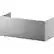 Left. Fisher & Paykel - 12" Vent Duct Cover for Select 30" Professional Range Hoods - Stainless steel.