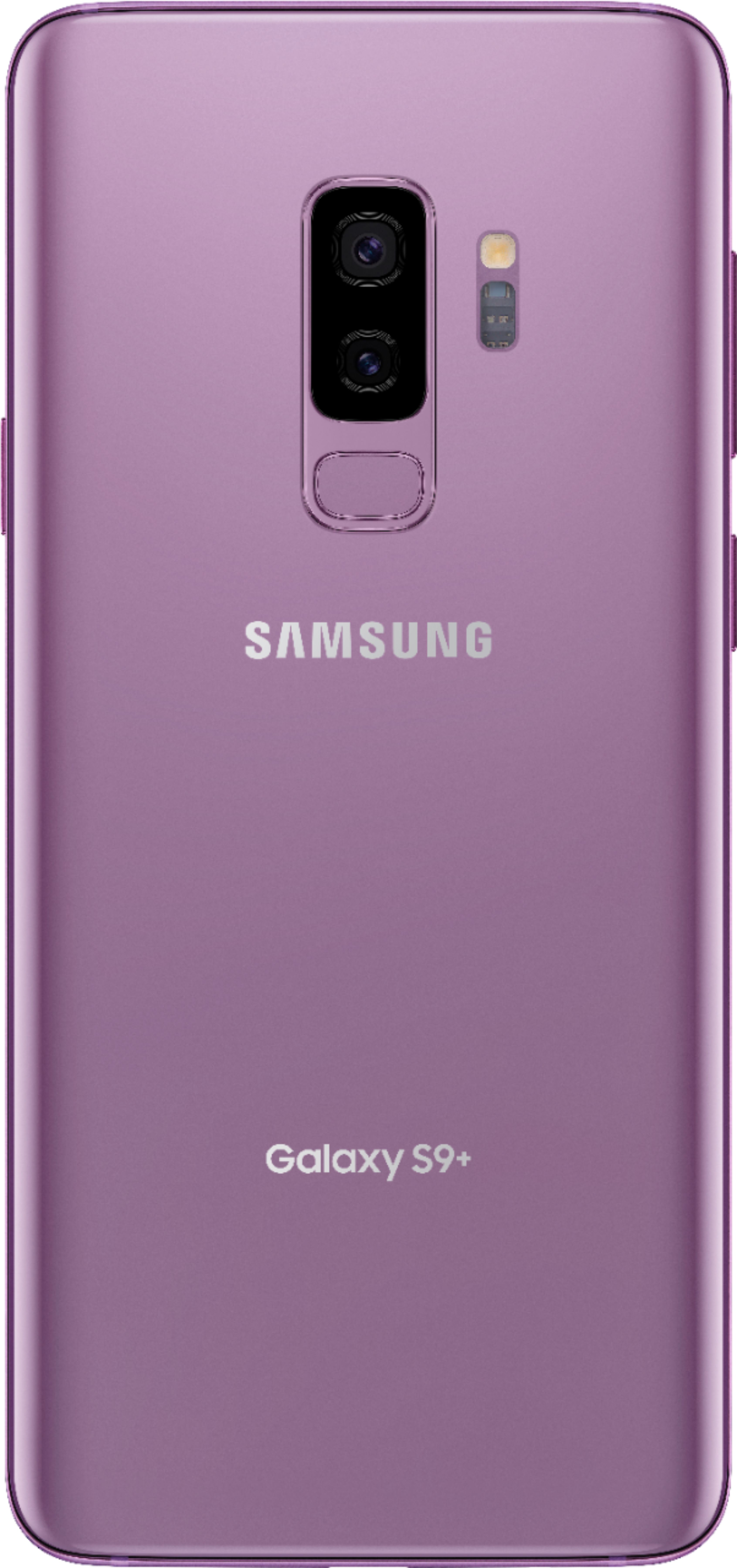 Back View: Samsung - Geek Squad Certified Refurbished Galaxy S9+ 64GB (Unlocked) - Lilac Purple