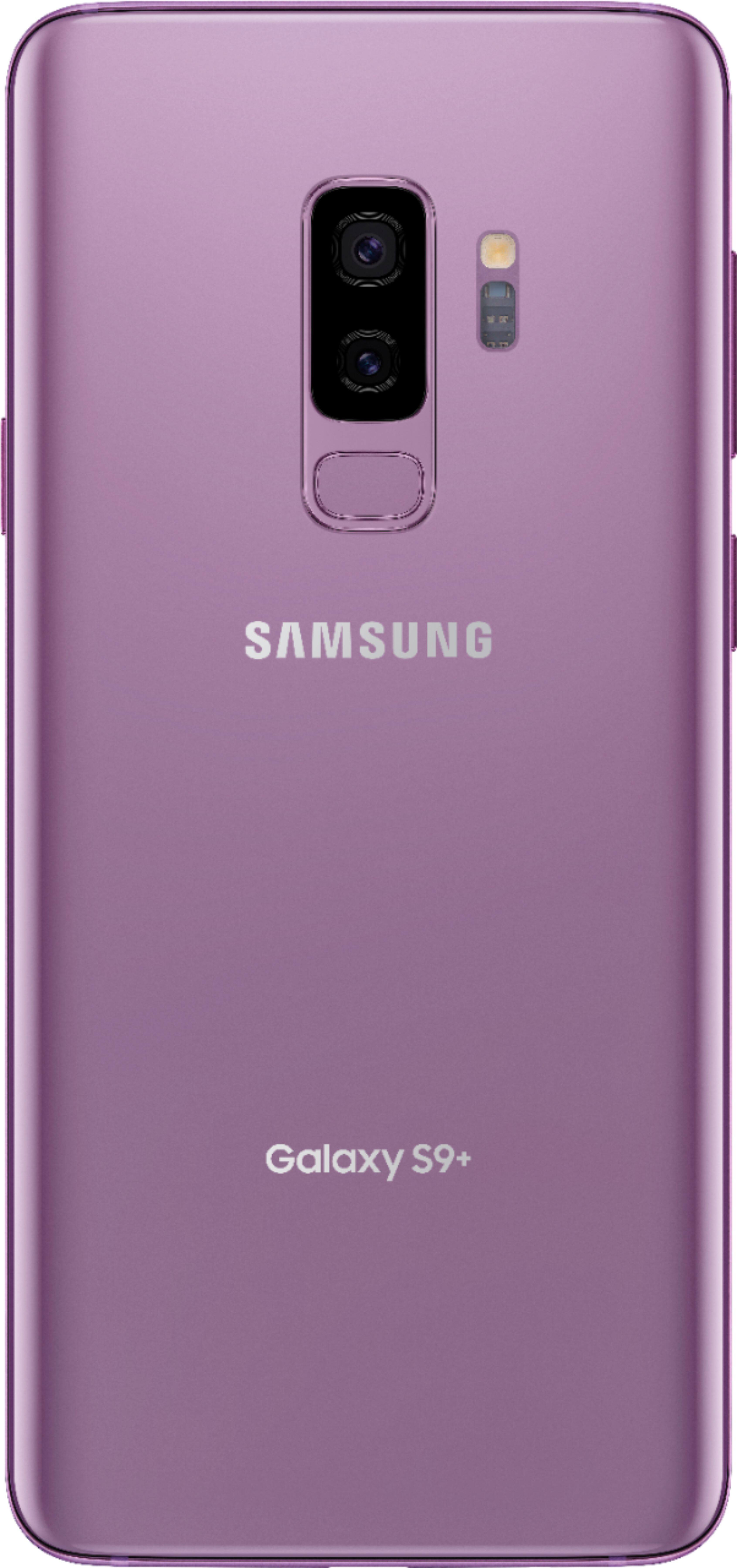 Back. Samsung - Geek Squad Certified Refurbished Galaxy S9+ 64GB (Unlocked) - Lilac Purple.