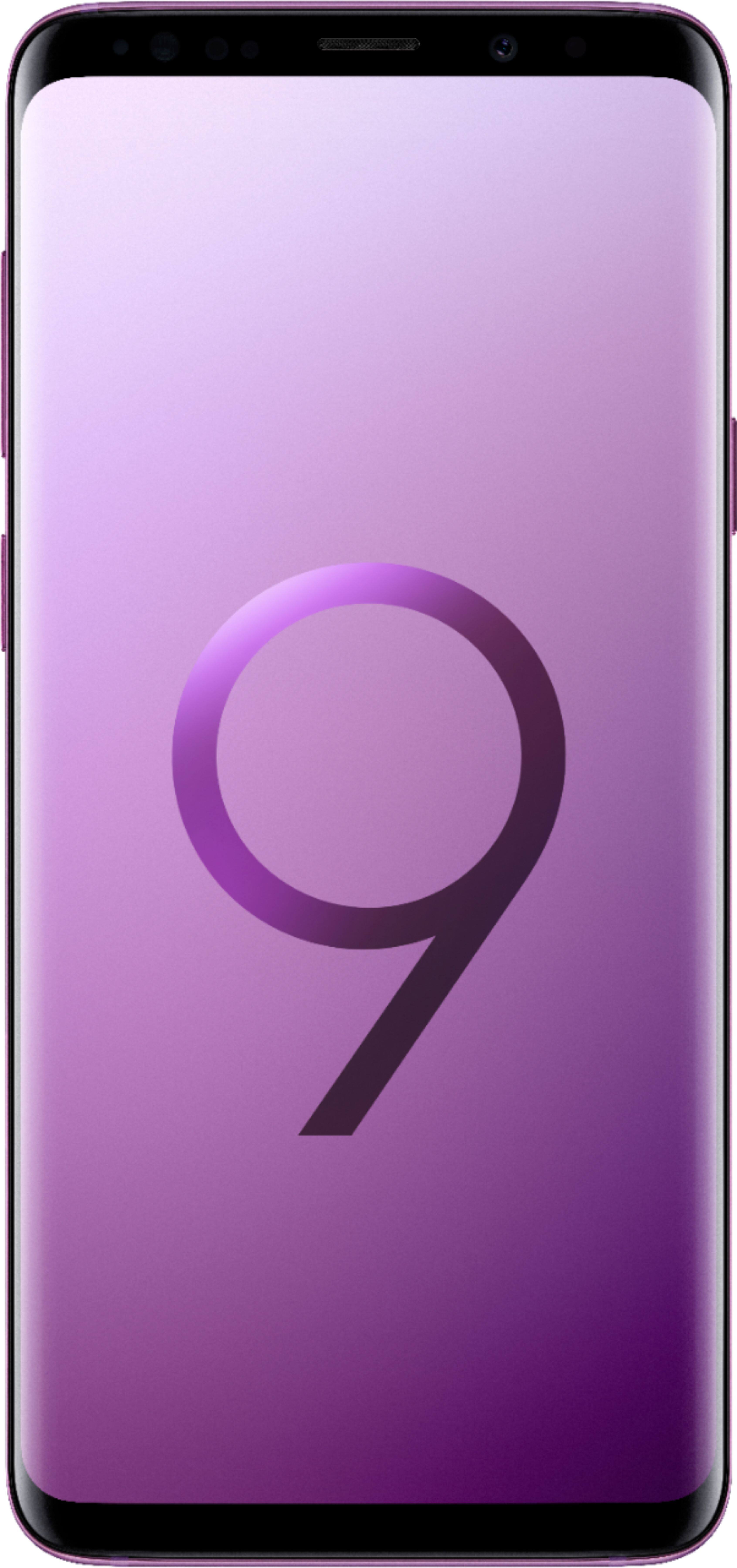 Alt View 11. Samsung - Geek Squad Certified Refurbished Galaxy S9+ 64GB (Unlocked) - Lilac Purple.