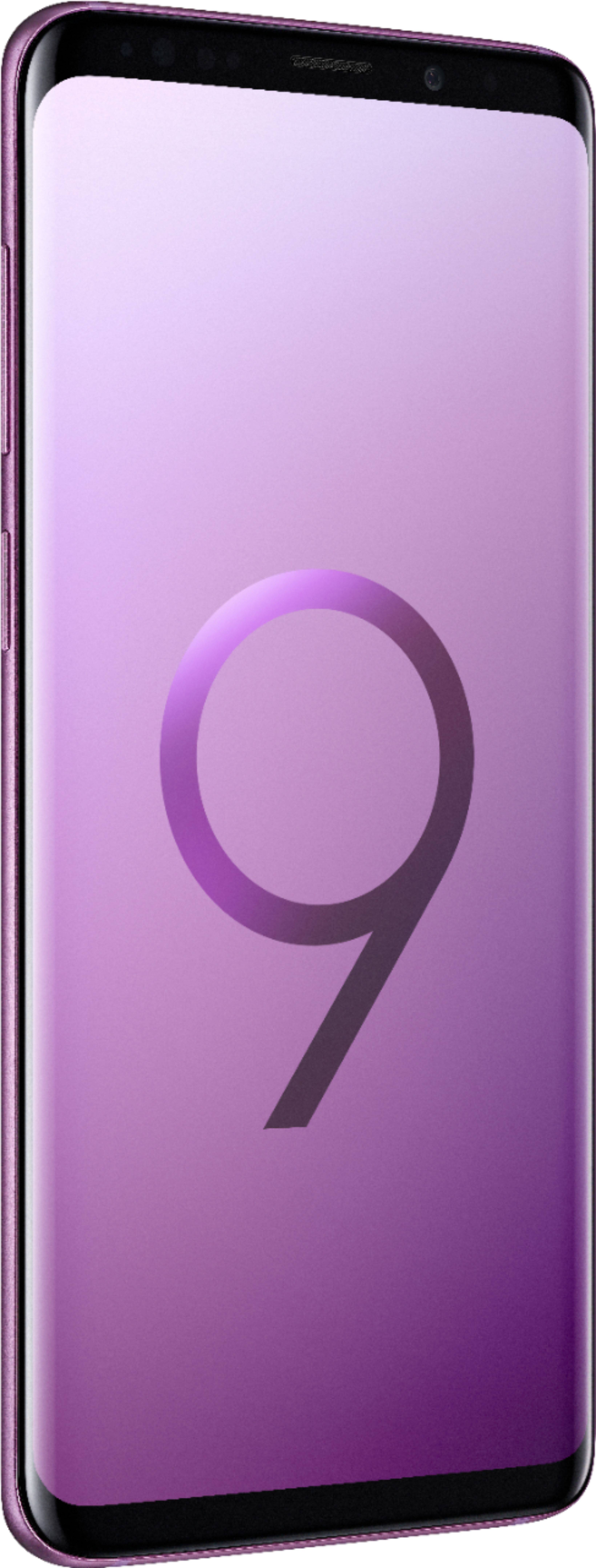 Alt View 12. Samsung - Geek Squad Certified Refurbished Galaxy S9+ 64GB (Unlocked) - Lilac Purple.