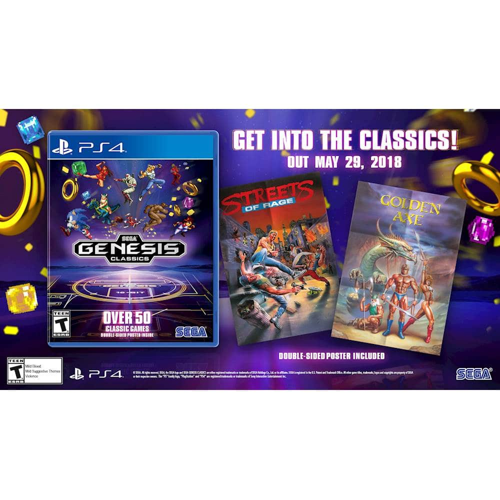 sega genesis classics list of games