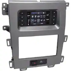 Angle. Metra - Dash Kit for Select 2011-2014 Ford Edge DIN DDIN - Black.