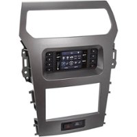 Metra - Dash Kit for Select 2011-2015 Ford Explorer DIN DDIN - Black - Angle_Zoom