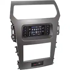 Angle. Metra - Dash Kit for Select 2011-2015 Ford Explorer DIN DDIN - Black.