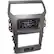 Angle. Metra - Dash Kit for Select 2011-2015 Ford Explorer DIN DDIN - Black.