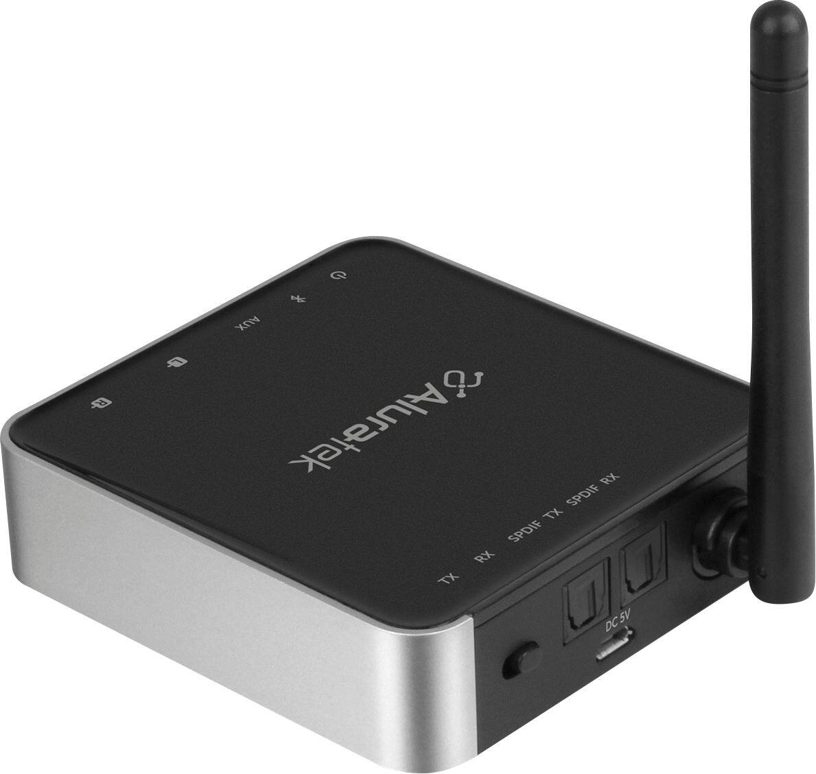 Alt View 12. Aluratek - Universal Bluetooth Audio Receiver and Transmitter - Black.