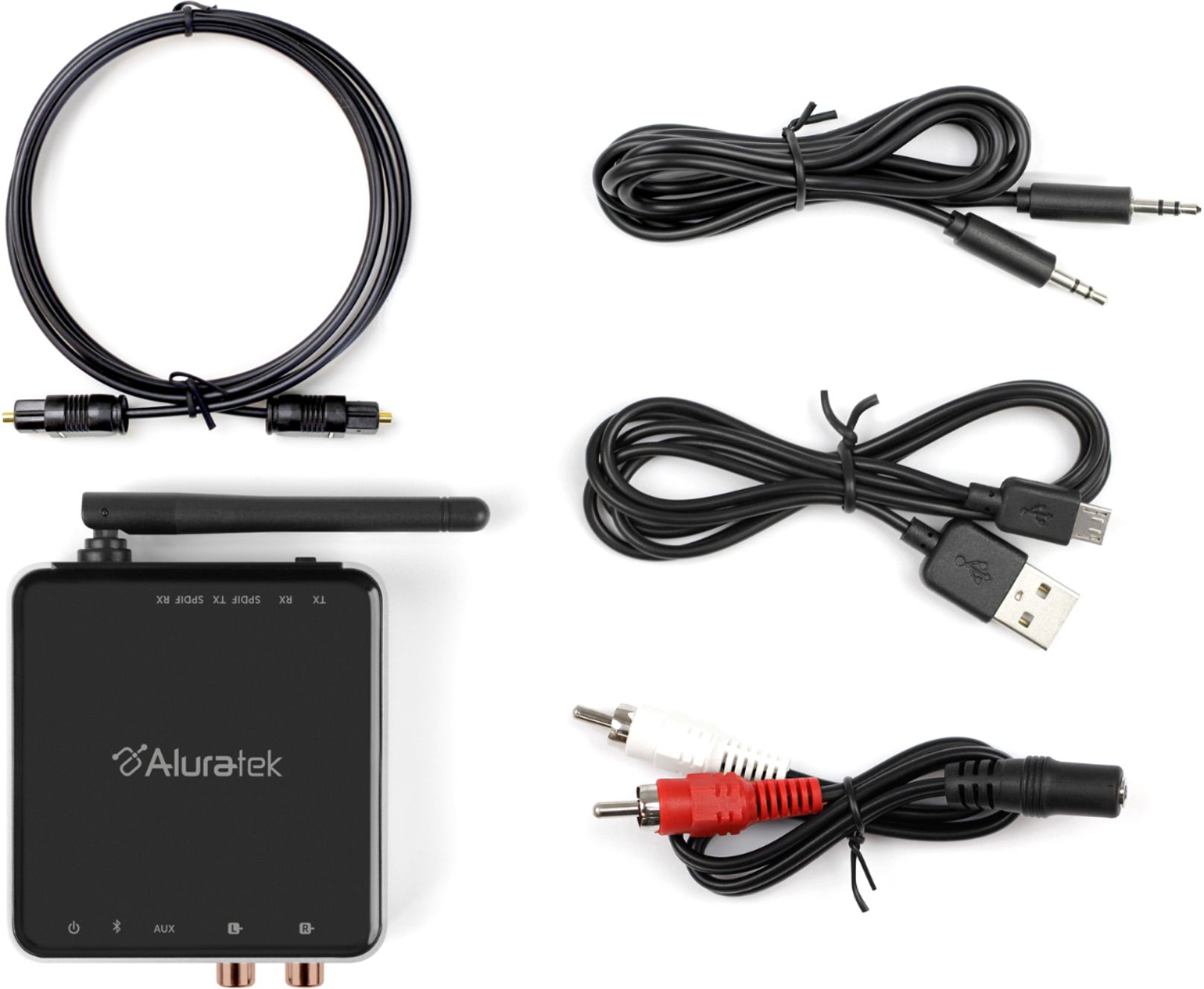 Best Buy: Aluratek Universal Bluetooth Audio Receiver and Transmitter Black  ABC53F