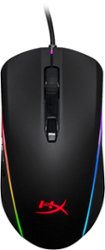 HyperX - Pulsefire Surge Wired Optical Gaming Mouse with RGB Lighting - Black - Front_Zoom