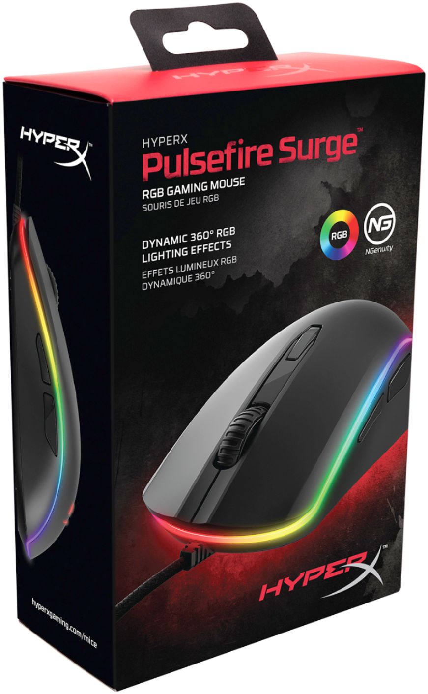Best Buy: HyperX Pulsefire Surge Wired Optical Gaming Mouse with RGB  Lighting Black 4P5Q1AA/HX-MC002B