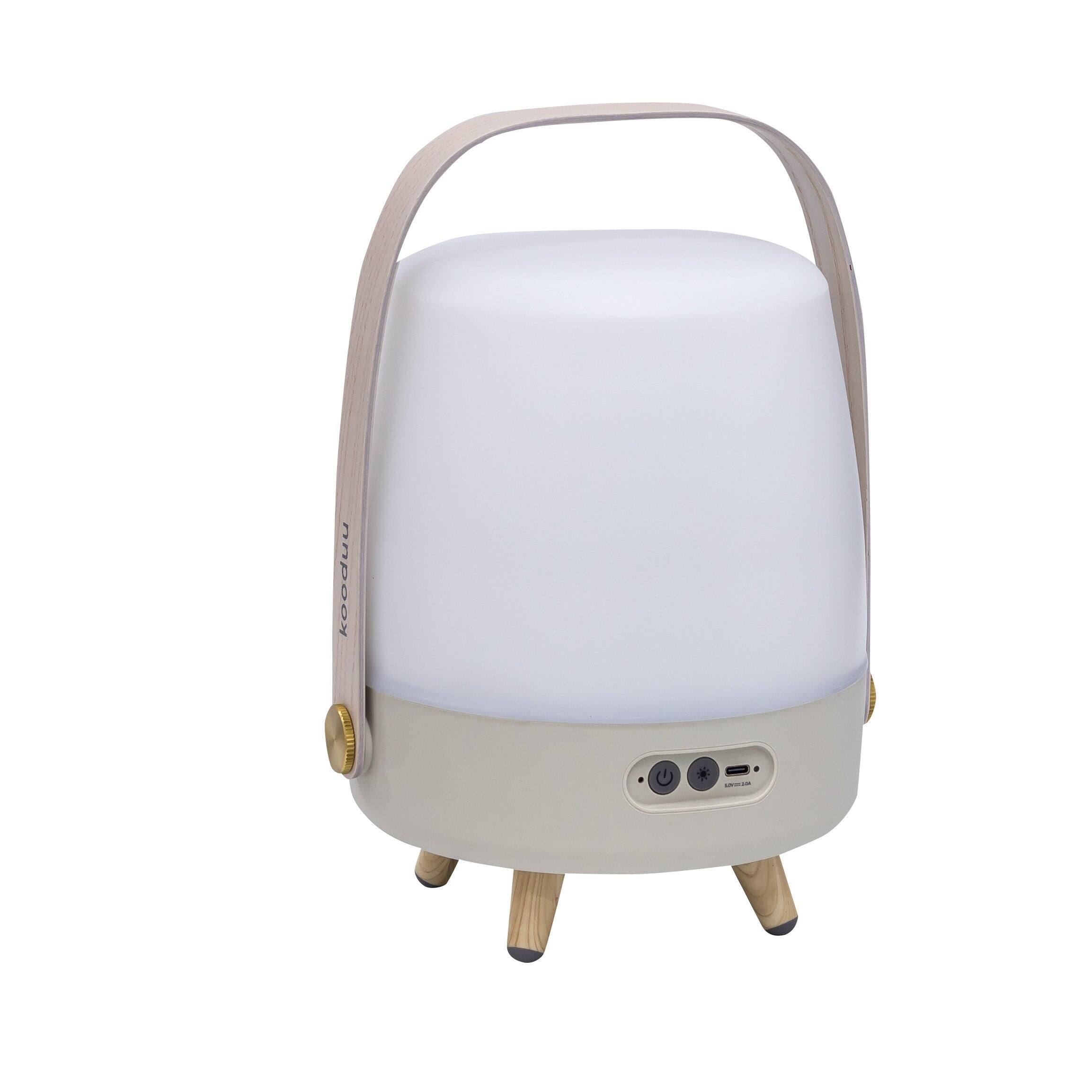 Alt View 10. Kooduu - Lite Up Play Mini- Sand Lamp, Cordless rechargeable indoor/outdoor speaker Lamp, Sound by JBL.