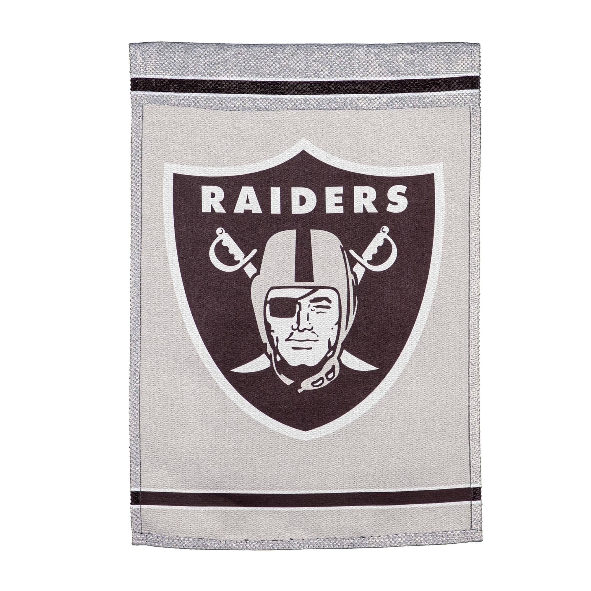 Alt View 2. Evergreen Enterprises - Las Vegas Raiders 12.5" x 18" Double-Sided Embossed Suede Garden Flag - Multicolor.
