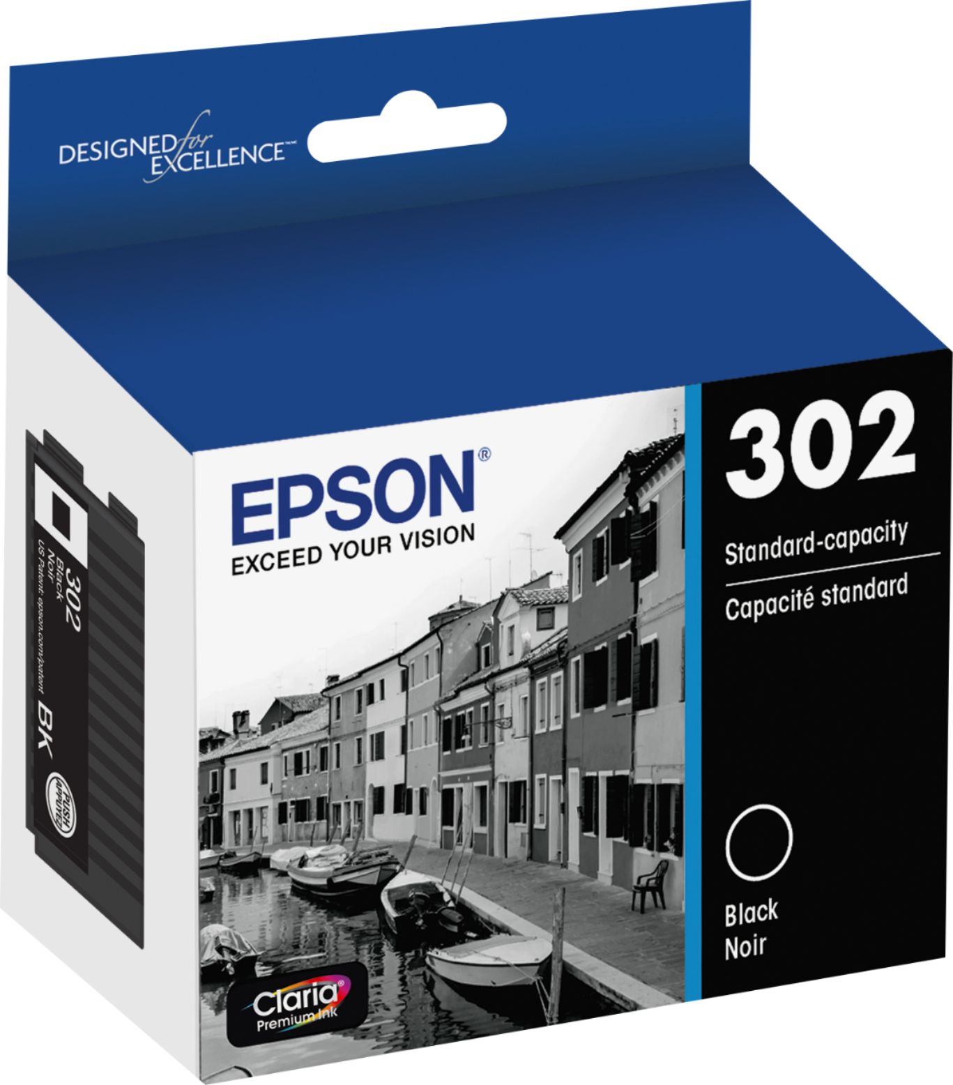 Eik Datum Uitwisseling Epson 302 Standard Capacity Ink Cartridge Black T302020-S - Best Buy