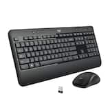 Logitech - MK540 Full-size Advanced Wireless Membrane Keyboard and Mouse Combo for PC - Black