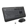 Logitech - MK540 Full-size Advanced Wireless Membrane Keyboard and Mouse Combo for PC - Black