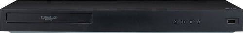 LG - UBK80 - 4K Ultra HD Blu-ray Player - Black - Larger Front