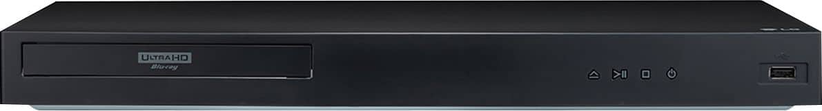 LG - 4K Ultra HD Blu-ray Player - Black - Front_Zoom