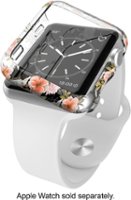 Raptic - Revel Protective Cover for Apple Watch™ 38mm - Clear Floral - Angle_Zoom