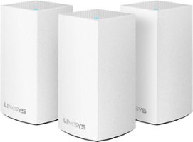 Linksys - Velop AC1300 Dual-Band Mesh Wi-Fi 5 System (3 Pack) - White - Front_Zoom