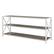 Left. Walker Edison - Industrial Metal and Wood 3-Shelf Bookcase - Gray Wash.
