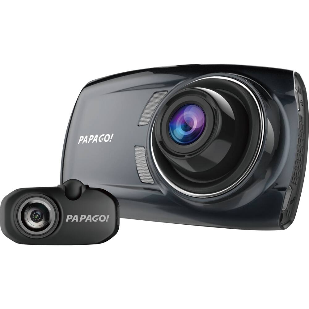 Alt View 12. PAPAGO - GoSafe S810 Front and Rear Camera Dash Cam - Black.