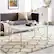 Alt View 14. Walker Edison - Luxe Mid Century Modern Y-Leg Coffee Table - White Faux Marble And Gold Finish.