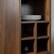Alt View 12. Walker Edison - Bar Cabinet with Wine Storage - Dark Walnut.